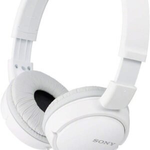 Sony MDR-ZX110A On-Ear Stereo Headphones (White), without mic