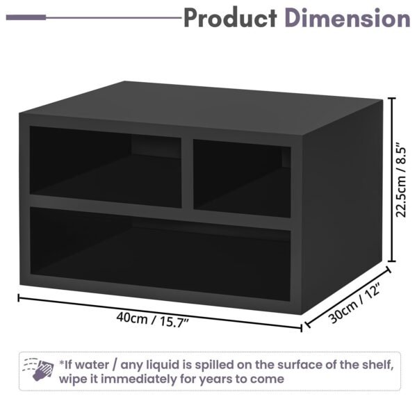 ABOUT SPACE DIY Desk Organizer - 2-Way Usage Wood Desktop Storage for Home Office - Image 2