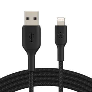 Belkin Apple Certified Lightning to USB A and Sync Tough Braided Cable for iPhone