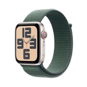 Apple Watch SE (2nd Gen, 2023) [GPS + Cellular 44mm] Smartwatch with Starlight Aluminum Case